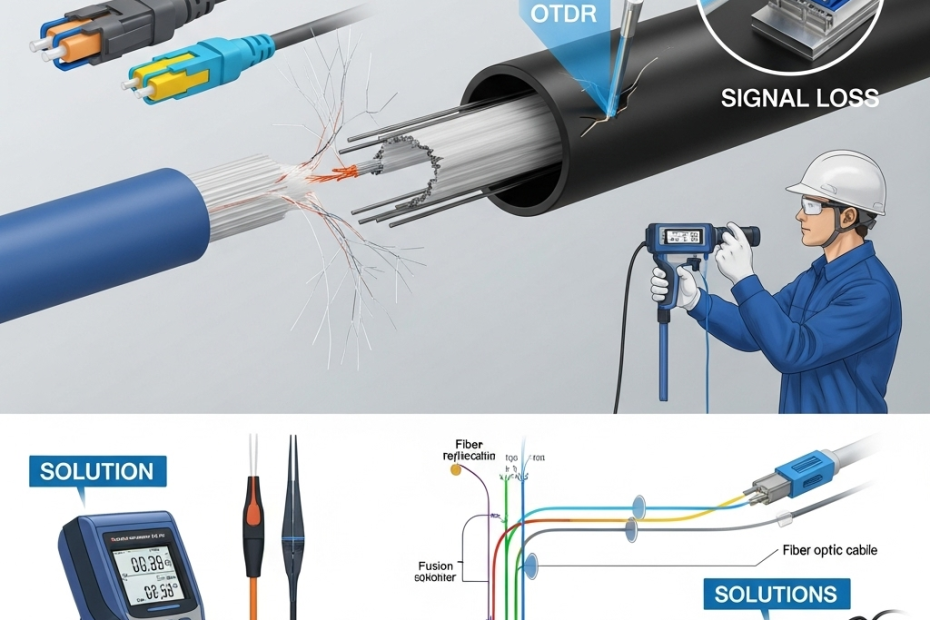 Fiber Kablo Sinyal Kaybı Çözümü 2 Fiber Kablo Sinyal Kaybı Çözümü
