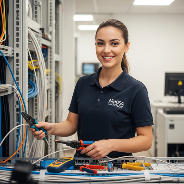 Bina İçi İnternet Kablosu Çekme Hizmetleri