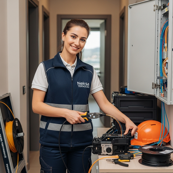 Daireye Fiber Kablo Çekme Hizmeti 3 Daireye Fiber Kablo Çekme Hizmeti